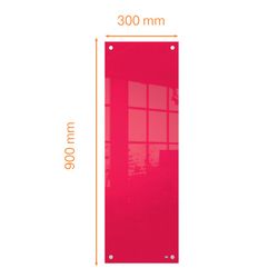Nobo petit tableau en verre 300x900 mm