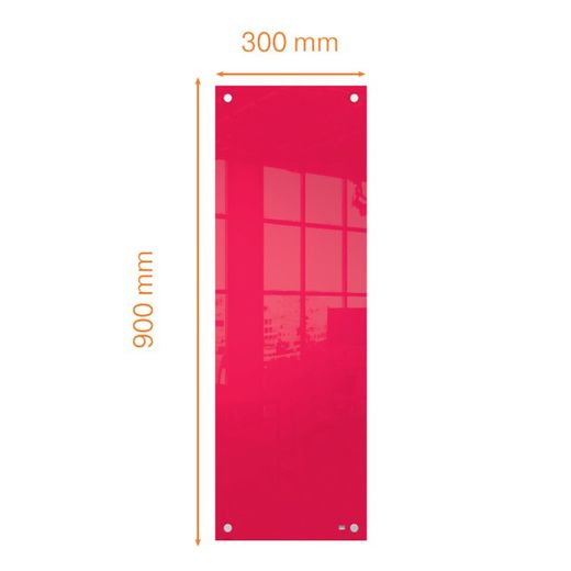 Nobo petit tableau en verre 300x900 mm