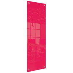 Panel de pizarra blanca de cristal pequeño Nobo 300x900 mm