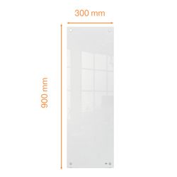 Nobo petit tableau en verre 300x900 mm