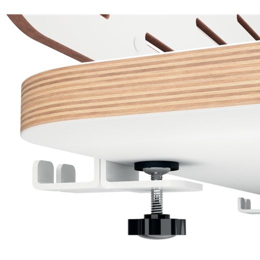 Panneau de rangement de table avec support pour ordinateur portable Leitz Ergo, 80x25 cm