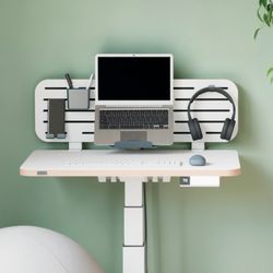 Panneau de rangement de table avec support pour ordinateur portable Leitz Ergo, 80x25 cm