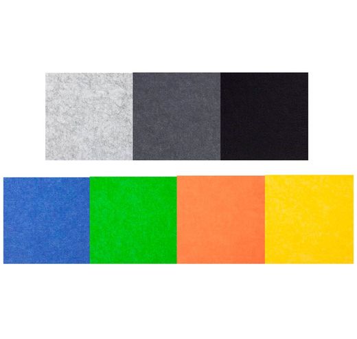 Painéis de absorção de som. Painéis acústicos. vários tamanhos e cores