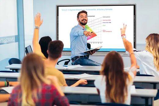 Pantalla interactiva multi CLASS Touch Screen de 65”