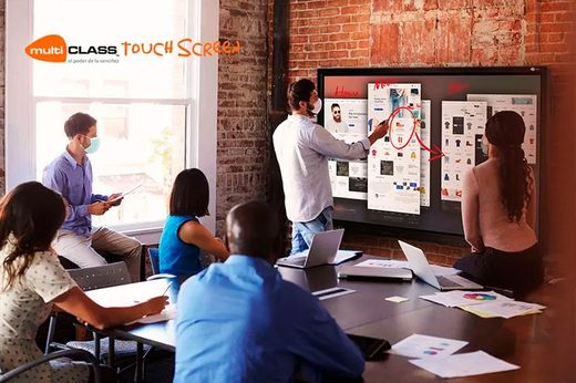 Pantalla interactiva multi CLASS Touch Screen de 65”