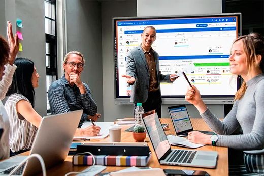 Visor multi interativo CLASS Touch Screen de 75”