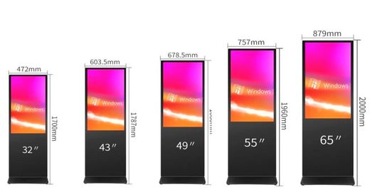 Totem, tissu publicitaire tactile et interactif. Différentes tailles