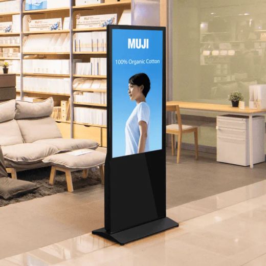 Pantalla publicitaria totem para interior. Varios tamaños