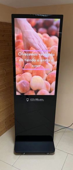 Pantalla publicitaria totem para interior. Varios tamaños