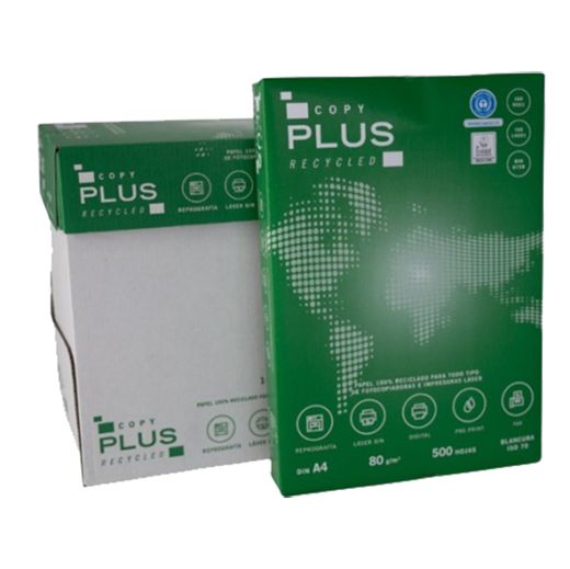 Copie 100% recyclée plus papier recyclé