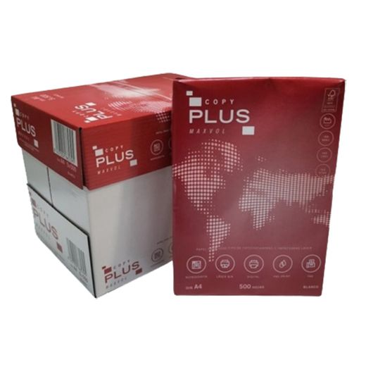 Copie plus papier. Din a4 de 75 grammes. 500 feuilles
