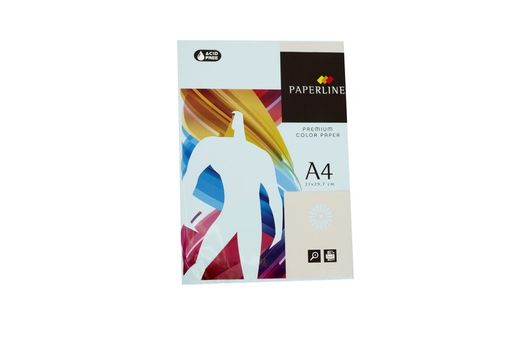 Papier de couleur ligné. 2 tailles