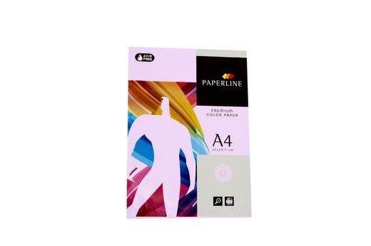 Papier de couleur ligné. 2 tailles