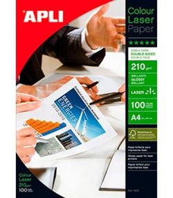 Papel fotográfico brilhante Din a4 a laser 2 lados