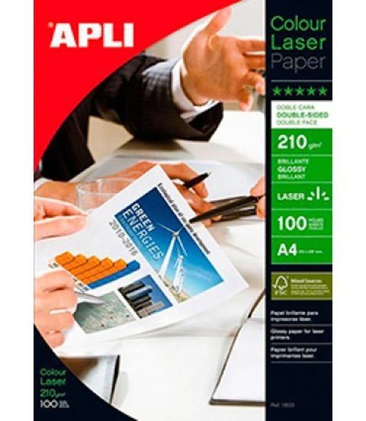 Papel fotográfico brilhante Din a4 a laser 2 lados