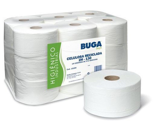 Papier toilette industriel. Bobines de 130 m.