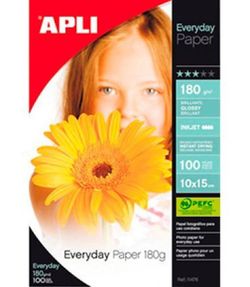 Papier photo jet d'encre. 180 grammes de paillettes