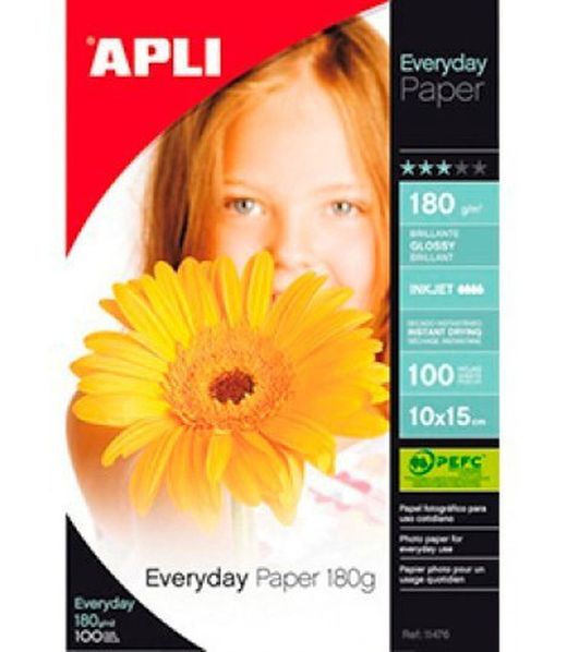 Papier photo jet d'encre. 180 grammes de paillettes