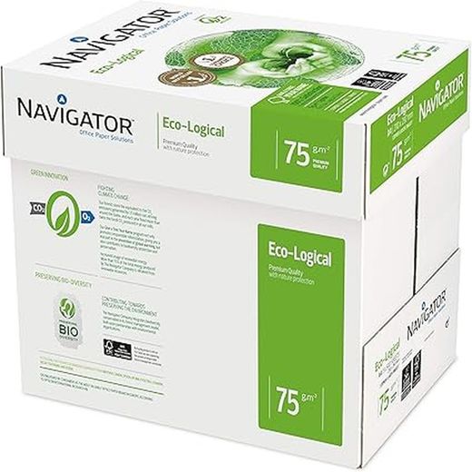 Papel de navegador ecológico. Din a-4, 75 gramas.