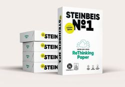 100% papier recyclé steinbeis blanc classique