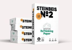100% papier recyclé steinbeis tendance blanc