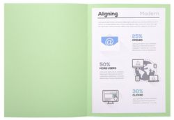 Colis 100 sous-dossiers foldyne a4 220 grs