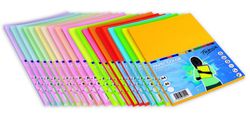 Assortiment de feuilles din a4 couleurs iq