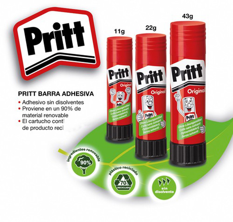 Opitec Espana  Pegamento en barra Pritt® fun colors (4 x 10 g)