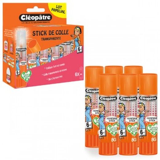 Colle en base transparente