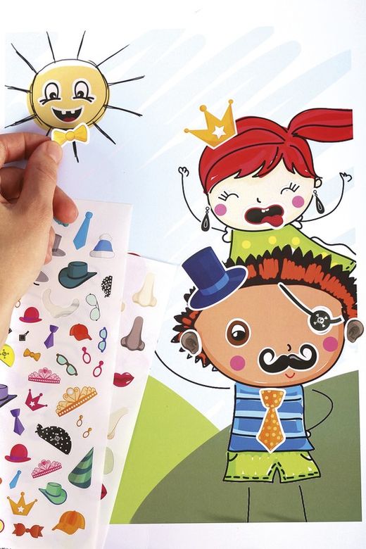 Autocollants Rosto Format 210 X 148 mm 124 unités