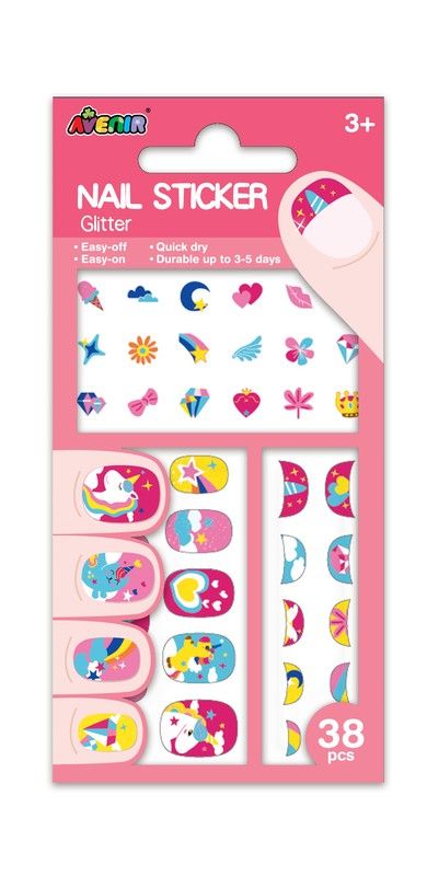 Gros adhésifs pour ongles