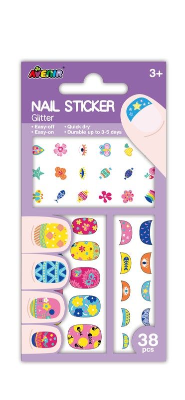 Gros adhésifs pour ongles