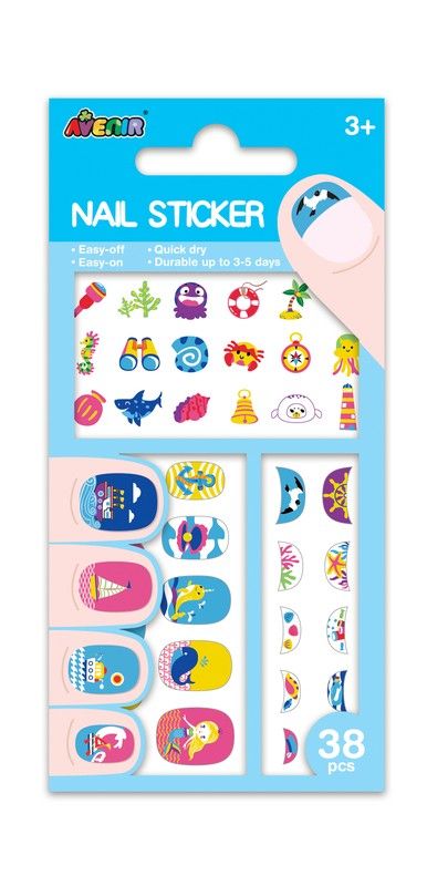 Gros adhésifs pour ongles