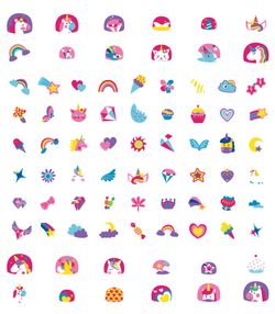 Petits autocollants à ongles avec paillettes