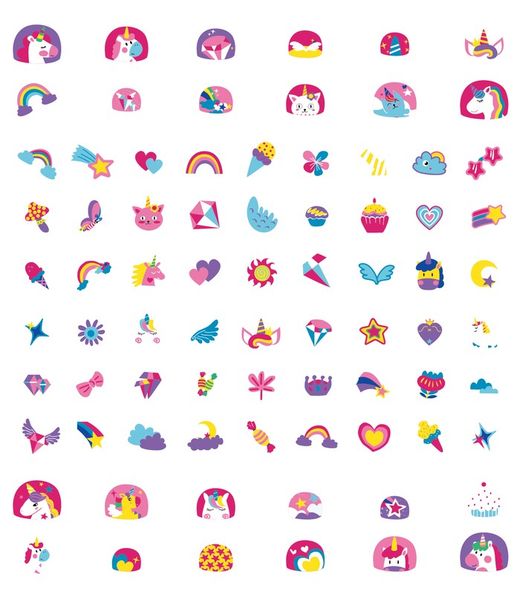 Petits autocollants à ongles avec paillettes