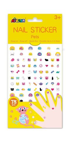 Petits autocollants à ongles avec paillettes