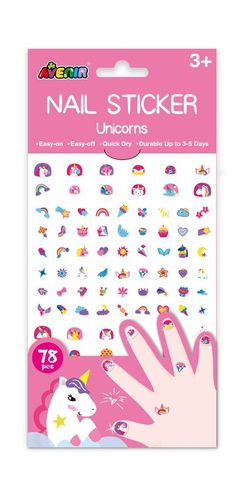 Petits autocollants à ongles avec paillettes