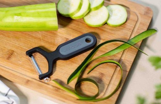 Pelador de cocina Plástico 132mm Negro