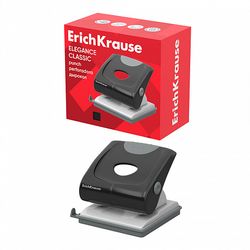 Perforadora ErichKrause Elegance Classic, de 30 hojas, negro
