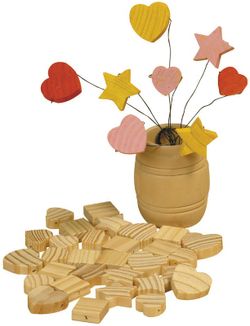 Perles en bois formats variés 40 unités