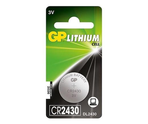Bateria de lítio CR2430 3V 280mAh