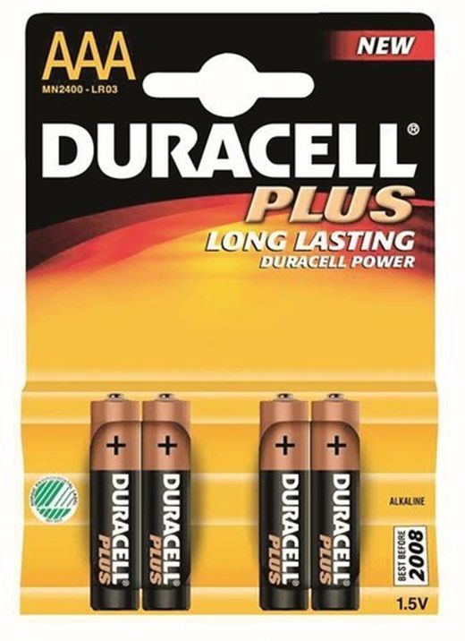 Pilas alcalinas plus power de duracell