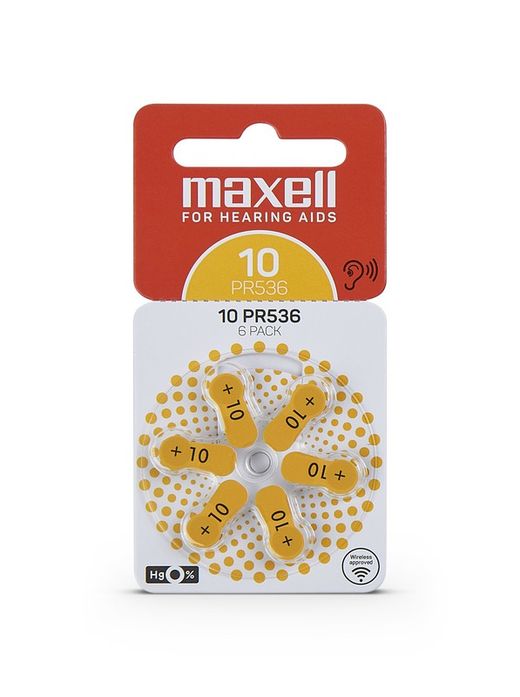 Piles au zinc. Blister de 6 unités