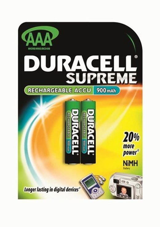 Pilas recargables supreme de duracell