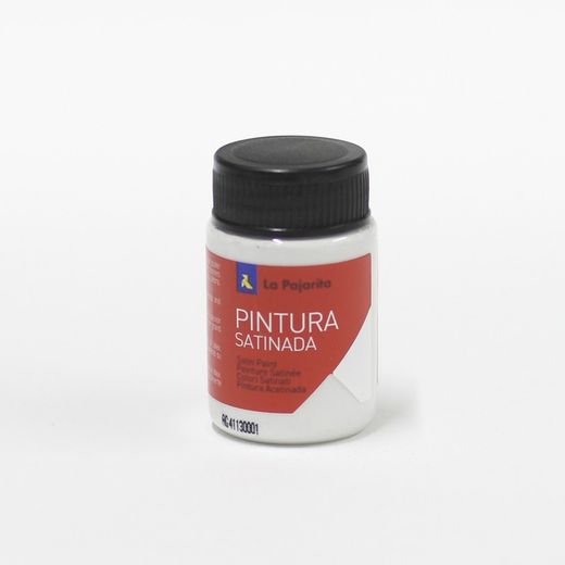 Peinture plastique satinée le noeud papillon, pots de 35ml. plus de 30 couleurs