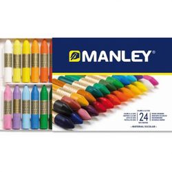 peintures à la cire manley dans des boîtes assorties