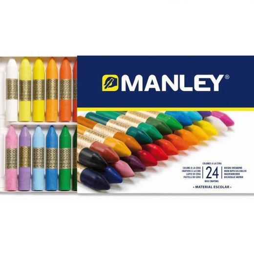 peintures à la cire manley dans des boîtes assorties
