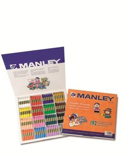 Peintures à la cire de Manley en classbox 192 unités.