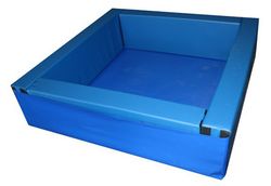 piscina de bolinhas quadrada de 150 x 150 cm