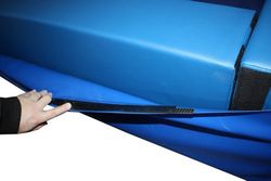 piscina de bolinhas quadrada de 150 x 150 cm